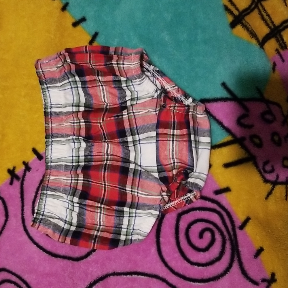 Plaid baby bottoms